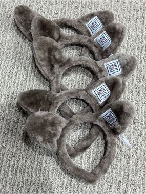 Great Wolf Lodge Brown Plush Ear Headband (5 total)